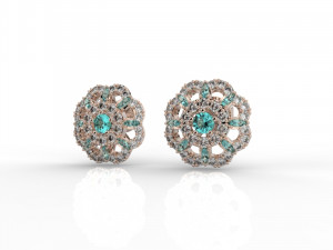 earring 313 jewelry Modello di stampa 3D