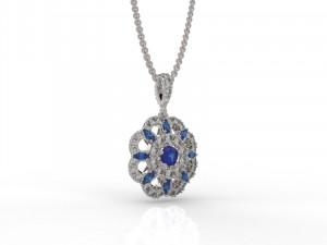 pendent 314 jewelry 3D Print Model