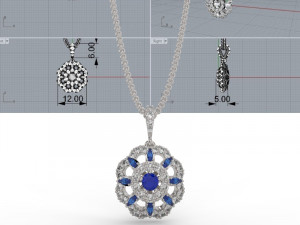 pendent 314 jewelry 3Dプリントモデル