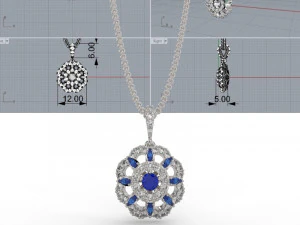 pendente 314 gioielli Modello di stampa 3D