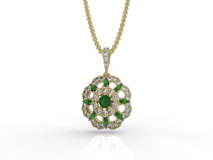 pendent 314 jewelry 3Dプリントモデル