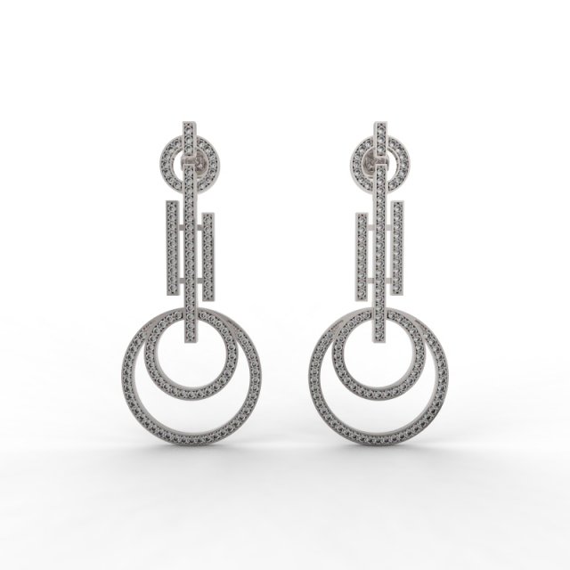 earring 300 jewelry Modelo de impresión 3D .c4d .max .obj .3ds .fbx .stl .blend 