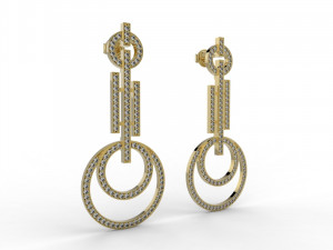 earring 300 jewelry Modelo de impresión 3D