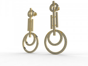 earring 300 jewelry Modelo de impresión 3D