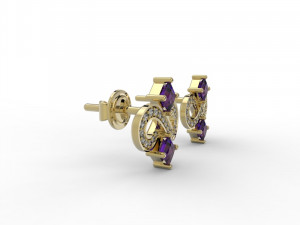 earring 327 jewelry Modelo de Impressão 3D