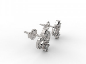 earring 327 jewelry Modelo de Impressão 3D