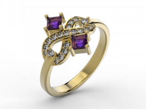 ring 328 jewelry Model Cetak 3D