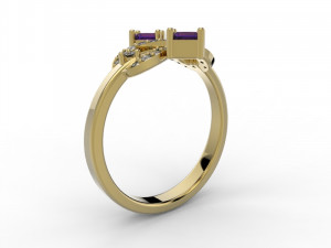 ring 328 jewelry Modèles 3D en vedette