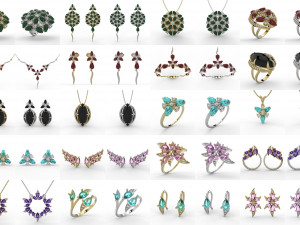 jewelry pack with 300 models 3D Print Model