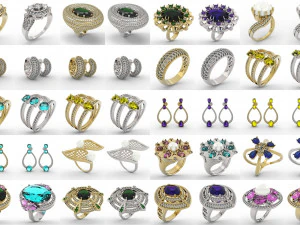jewelry pack with 300 models 3D Print Model