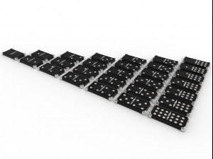 domino set 3Dプリントモデル