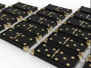 domino set 3Dプリントモデル