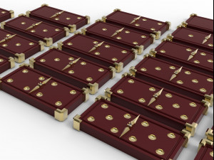 domino set 3Dプリントモデル
