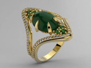 ring 369 jewelry Model Cetak 3D