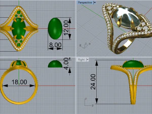 ring 369 jewelry 3D Print Model