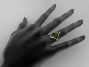 ring 369 jewelry Modelo de Impressão 3D