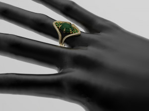 ring 369 jewelry Modelo de Impressão 3D