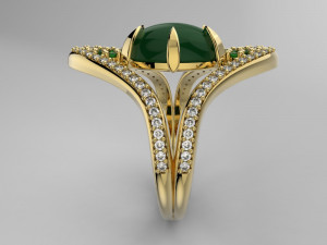ring 369 jewelry Modelo de Impressão 3D