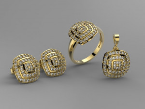 set jewelry 3d 3D Print Model
