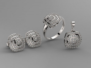 set jewelry 3d Modèles 3D en vedette
