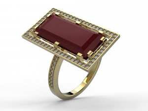 ring 378 jewelry 3d print model 3D प्रिंट मॉडल