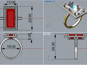 ring 378 jewelry 3d print model Modèles 3D en vedette