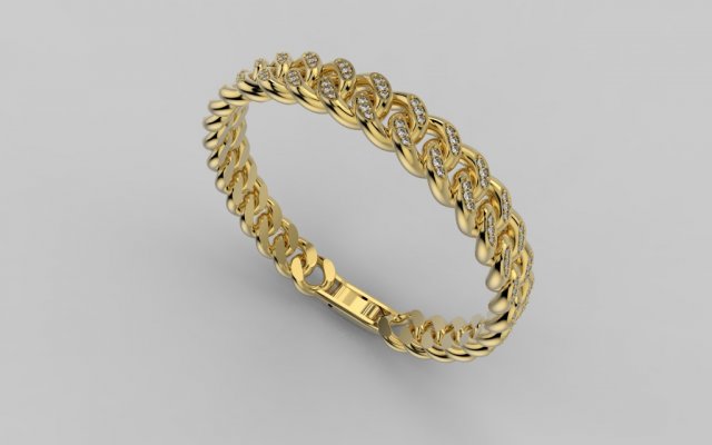 bracelet 382 jewelry Modello di stampa 3D .c4d .max .obj .3ds .fbx .stl .blend 