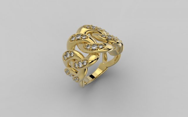 chain ring 384 jewelry Modèles 3D en vedette .c4d .max .obj .3ds .fbx .stl .blend 