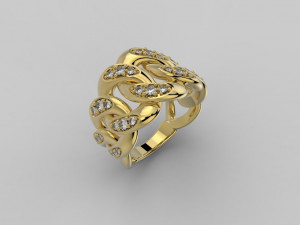 chain ring 384 jewelry Model Cetak 3D