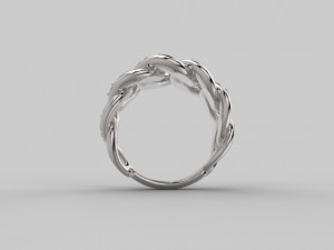 chain ring 384 jewelry Modèles 3D en vedette