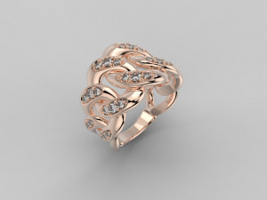 chain ring 384 jewelry Modèles 3D en vedette