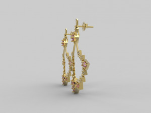earring 347 jewelry 3D Baskı Modeli