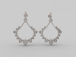 earring 347 jewelry 3D Baskı Modeli