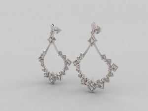 earring 347 jewelry 3D Baskı Modeli