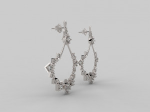 earring 347 jewelry 3D Baskı Modeli