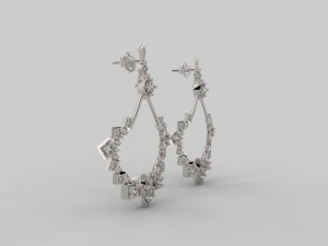 earring 347 jewelry 3D Print Model
