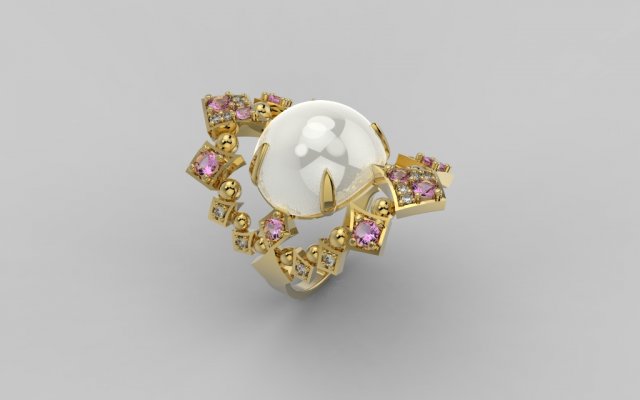 ring 346 jewelry Modelo de Impressão 3D .c4d .max .obj .3ds .fbx .stl .blend