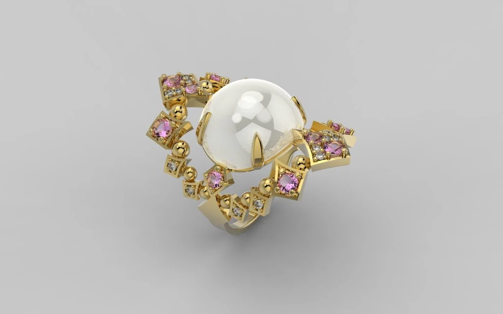 ring 346 jewelry 3D Print Model .c4d .max .obj .3ds .fbx .stl .blend 