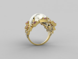 ring 346 jewelry Modelo de Impressão 3D
