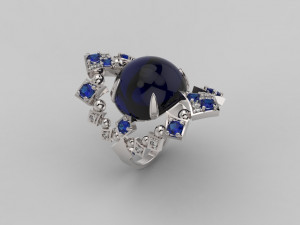 ring 346 jewelry Modelo de Impressão 3D