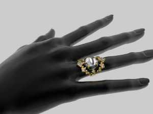 ring 346 jewelry Modelo de Impressão 3D