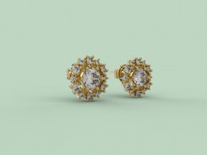 earring 303 jewelry Modèles 3D en vedette