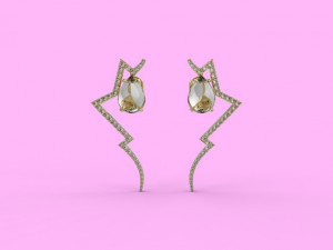 earring 55 jewelry 3D Print Model