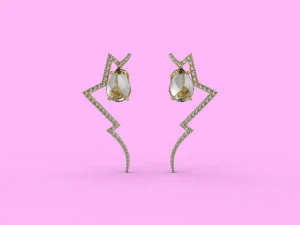 brinco 55 joias Modelo de Impressão 3D