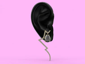 earring 55 jewelry 3D Print Model