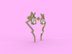 earring 55 jewelry Modelo de Impressão 3D