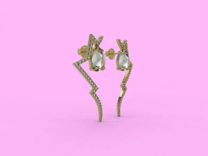 earring 55 jewelry 3D Print Model