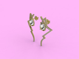 earring 55 jewelry Modelo de Impressão 3D