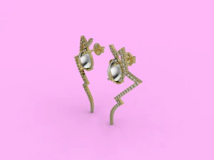 earring 55 jewelry 3D Print Model