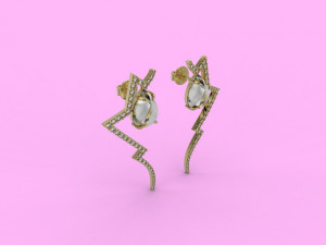 earring 55 jewelry Modelo de Impressão 3D